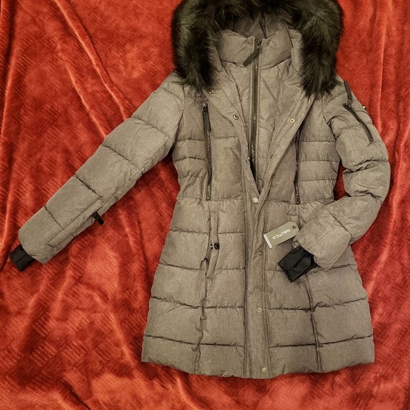 Nautica Hooded  Bib Parka Jacket - Picture 7 of 12